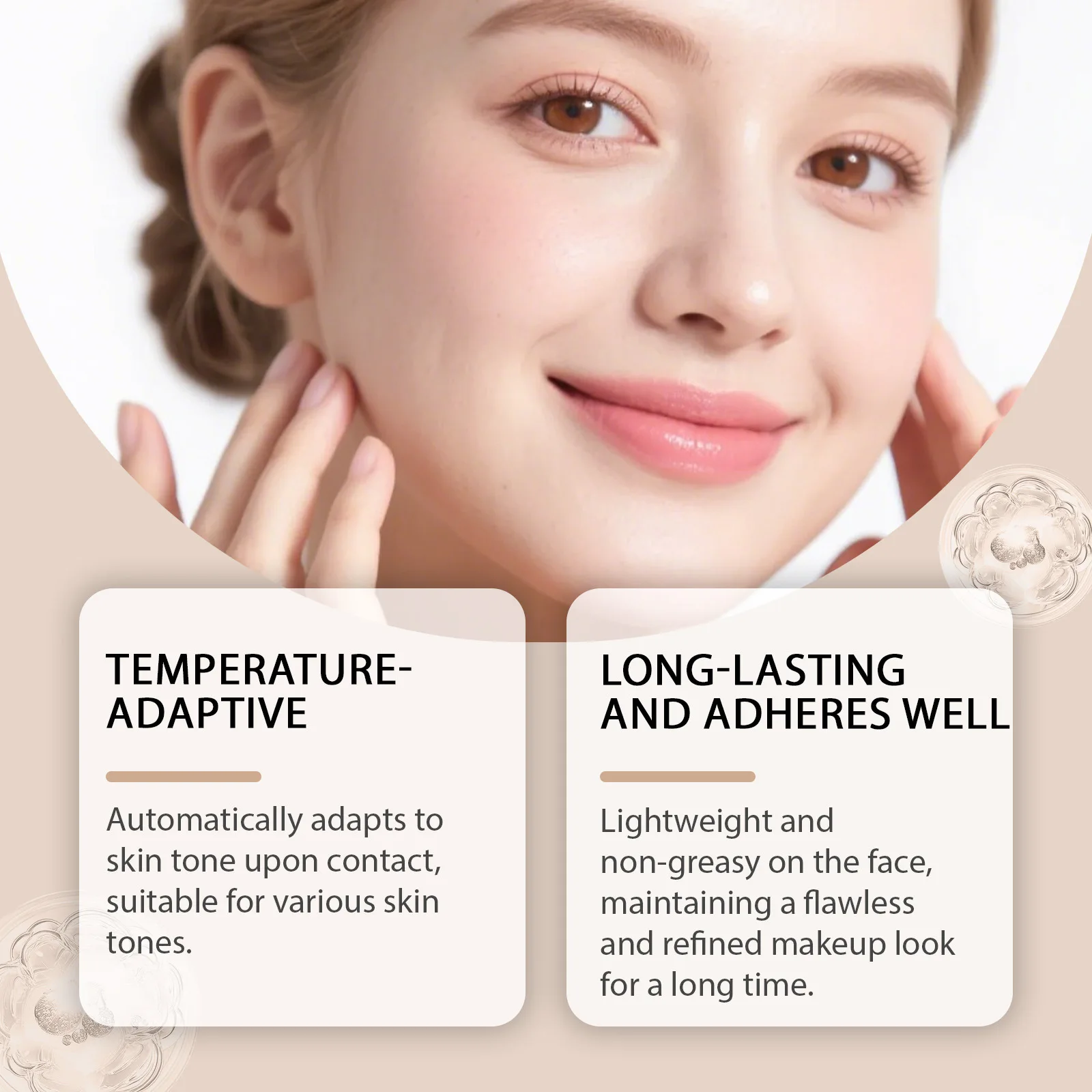 Liquid Foundation SPF 15 Color Changing Concealer Cover Face Blemishes Fine Lines Facial Foundation Natural Beauty Makeup Cream