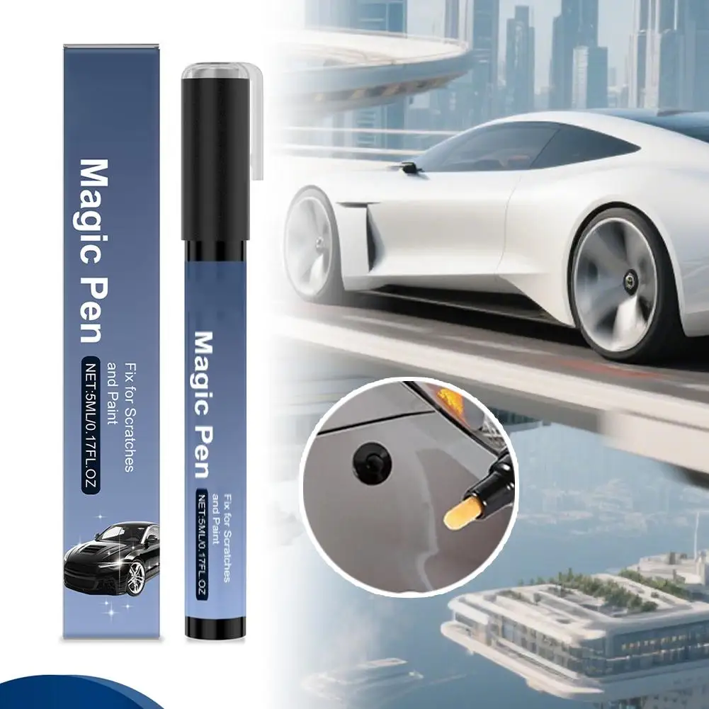 Car Scratch Remover Pen 5ml Magic Quick Fix Professional Waterproof Clear Applicator Auto Touch Up Paint Repair Tool All Cars