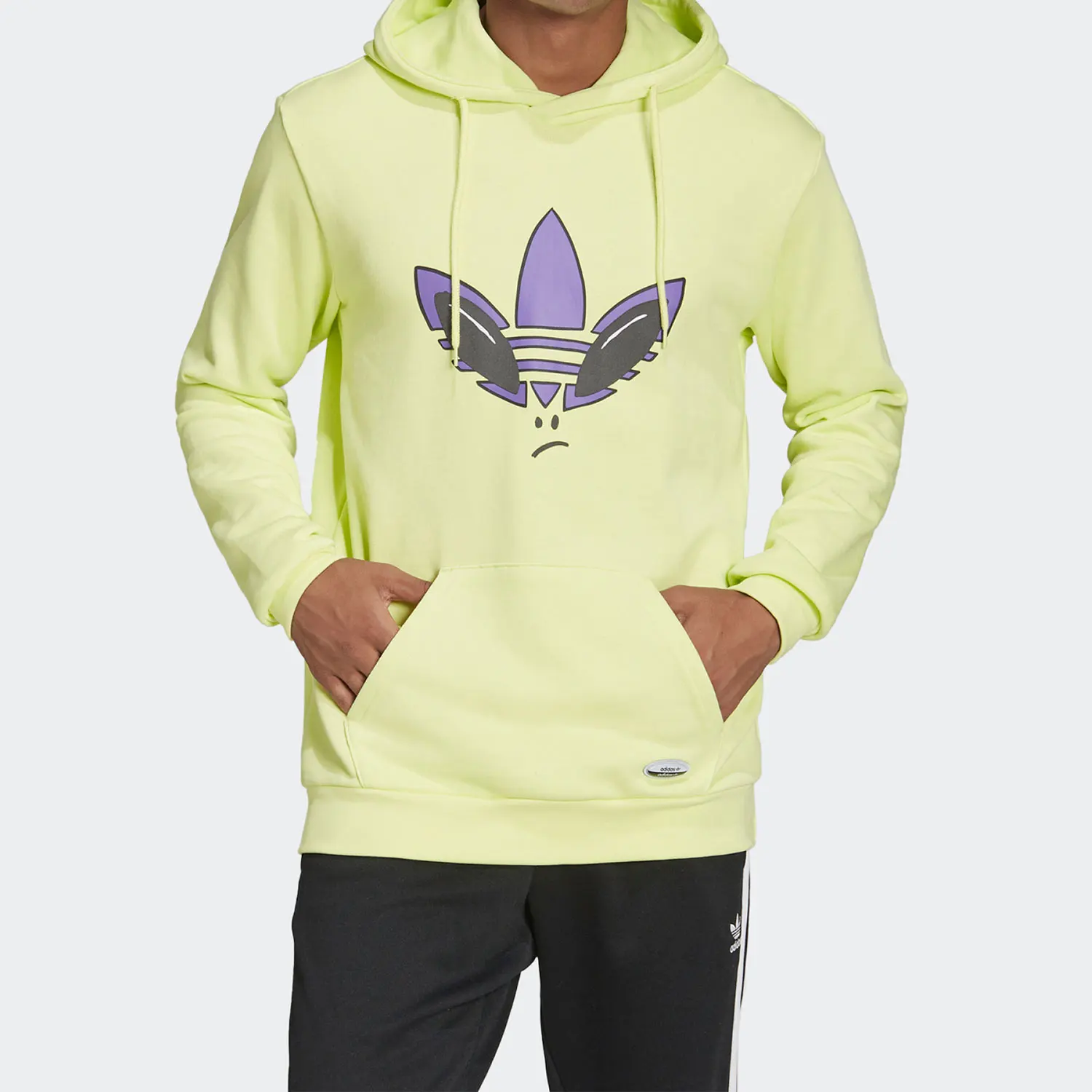 Adidas ropa deportiva holgada con capucha de temporada genuina para hombre HC9451