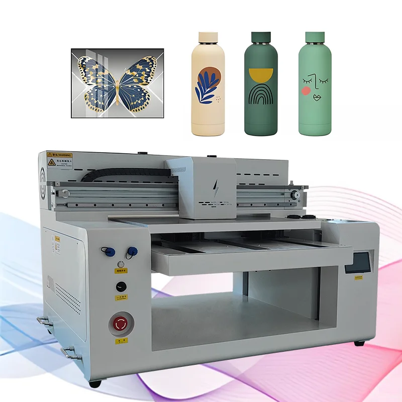 

UV Flatbed Printer Embossed Printing Machine For Glass Metal Leather Printer Machine Tx800 Print Head