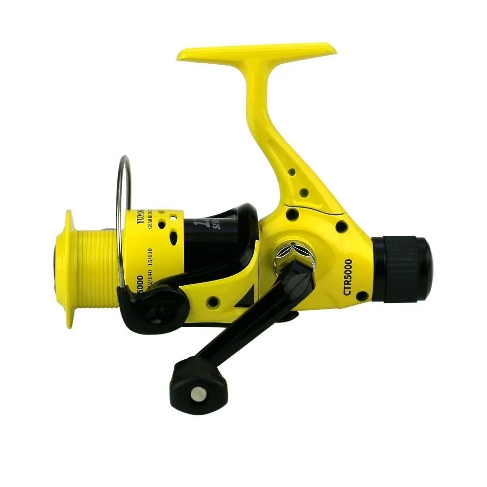 Carrete giratorio de metal ligero resistente para pesca deportiva - imagen 5