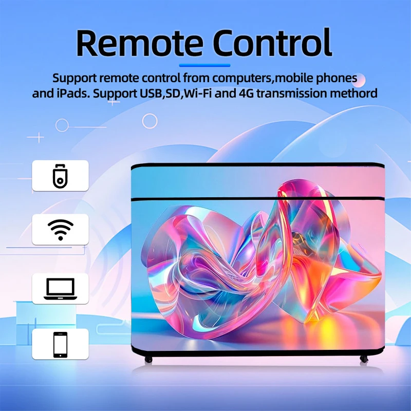 Interactive 4K HDR10+ LED DJ Booth Screen-Touch Options Logo Animation Cloud Management-Designed Modern Clubs Pop-Ups VIP