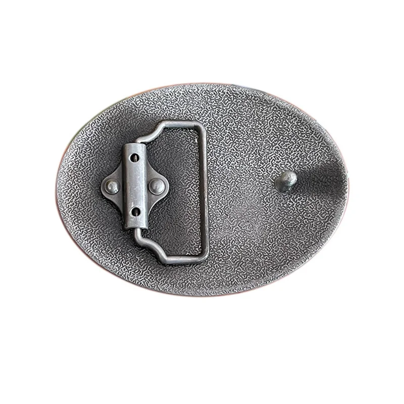 Liga de zinco cavalo duplo fivela de cinto de cavalo selvagem cowboy ocidental