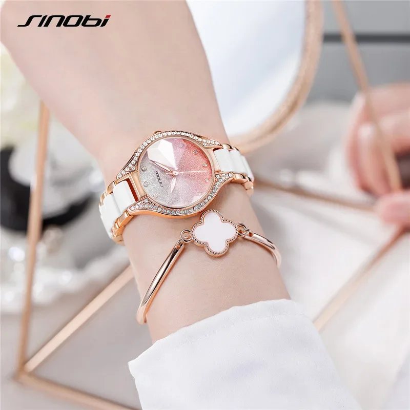 Ms. Sinobi watch female gypsy star watch diamond gradual change glitter watch brand quartz