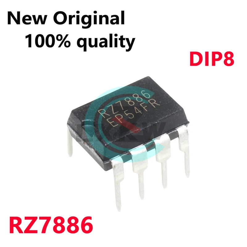 10-100/PCS New Original RZ7886 DIP8 High-current motor driver chips that can reach 13A are used for electric toys In Stock