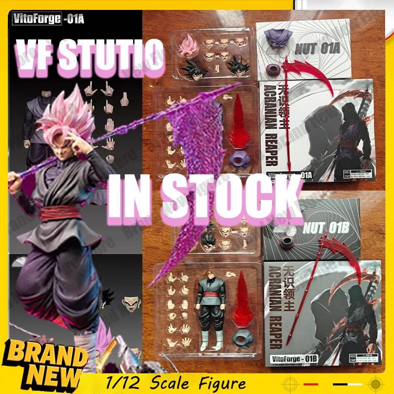 

NEW VitoForge ACRANIAN REPER The Scythe Lord Zamas Action Figure Dragon Ball Z Black Goku Super Saiyan Figure Anime Model Toy