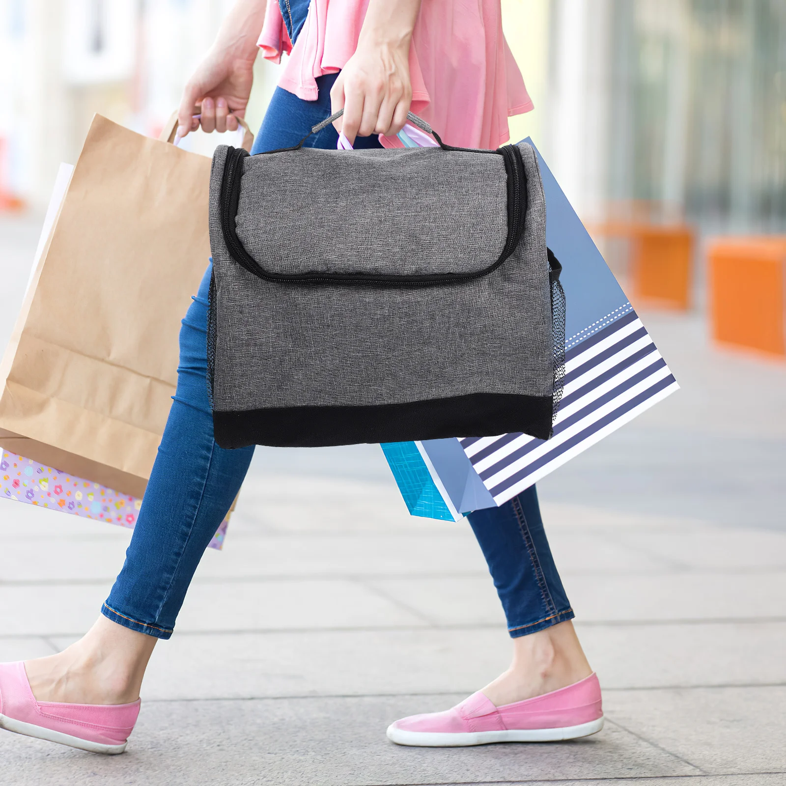 

Travel Bartender Bag Portable Lightweight Padded Compartment for Bar Tools Wine Bottles Storage Bag Indoor Outdoor