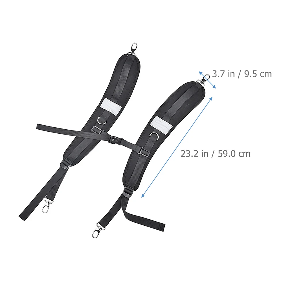 

1 Pair Drifting Backpack Shoulder Strap Replacement Neoprene Double Adjustable Padded Outdoor Sports Bag Straps Waterproof Carry