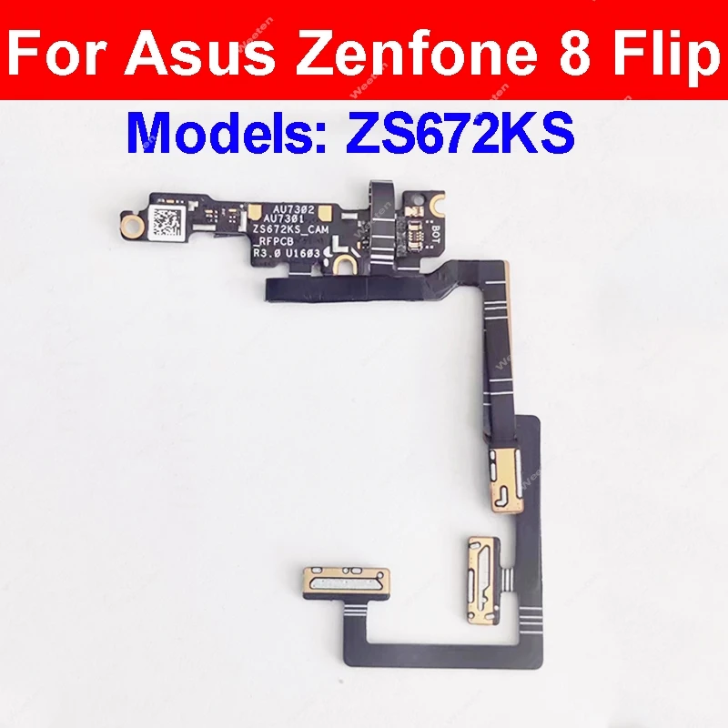 For Asus Zenfone 8 Flip ZS672KS Camera Flipping Lifting Motor Vibrator Flex Camera Flipping Connection Board Flip Rolling Buckle