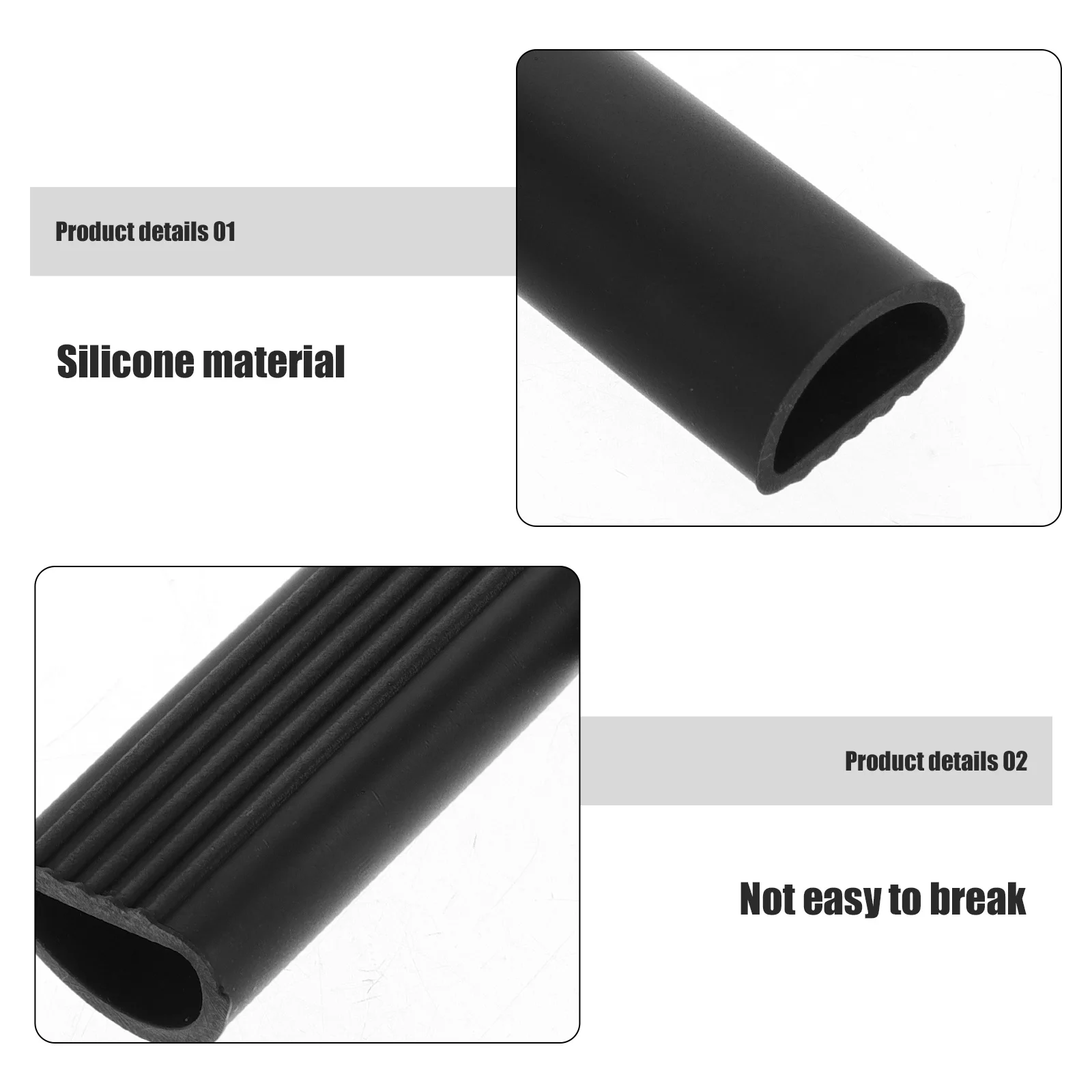 2 Pcs Head Support Protective Cover Electric Scooter Foot Rest Bike Kickstand Rubber Parking Sleeve Silica Gel