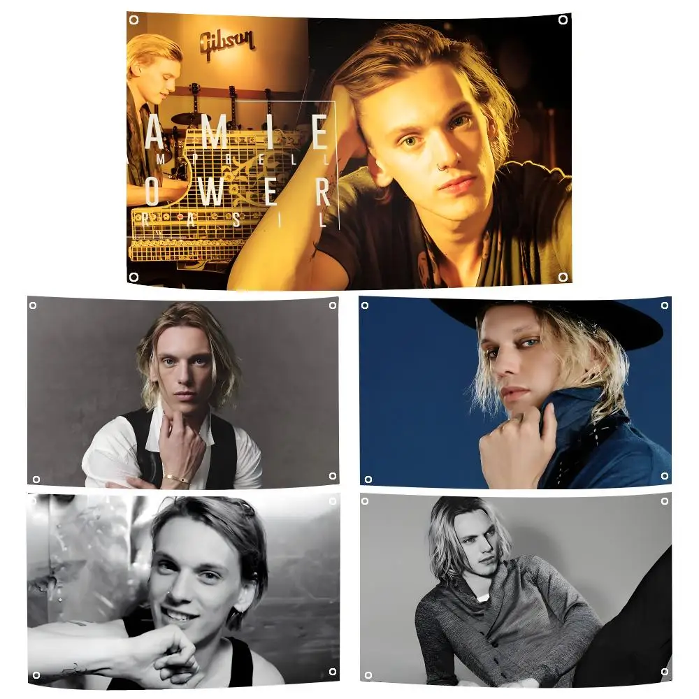 Actor J-Jamie Campbell Bower Flags Durable Outdoor Indoor Festive Decoration Classic Design Wall Room Banner
