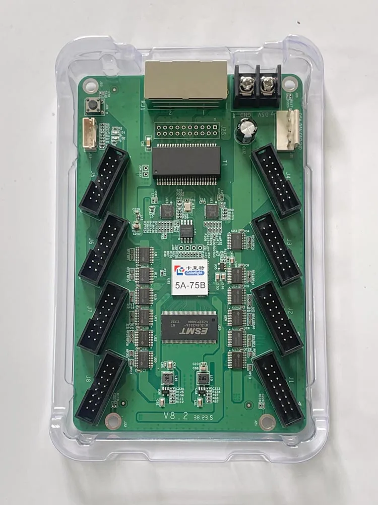 컬러라이트 수신 카드 비디오 월 컨트롤러, 실외 실내 LED 디스플레이 화면, RGB 매트릭스 HBU75 풀 컬러 모듈, 5A-75B