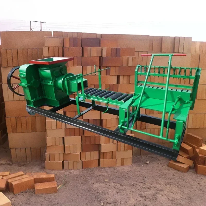 Automatic Block Making Machine Interlock Clay Red Brick Making Machine Manual Mobile Soil Mud Clay Bricks Making Machine