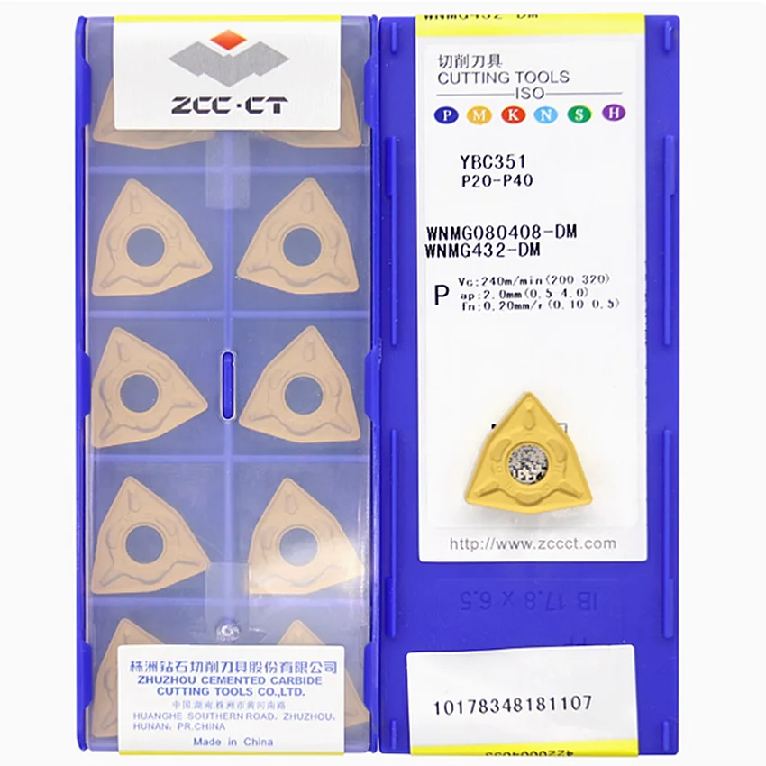 

WNMG080404-DM YBC152/WNMG080408-DM YBC152/WNMG080408-DM YBC301/WNMG080412-DM YBM251 ZCC.CT CNC carbide inserts turning tools