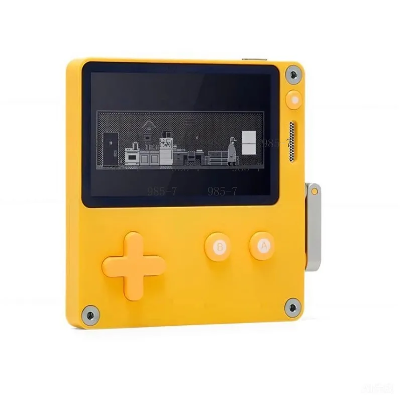 Creative Hand-Cranked Mini Portable Game Player, 2.7in Display Retro Handheld Console With Built-in Games