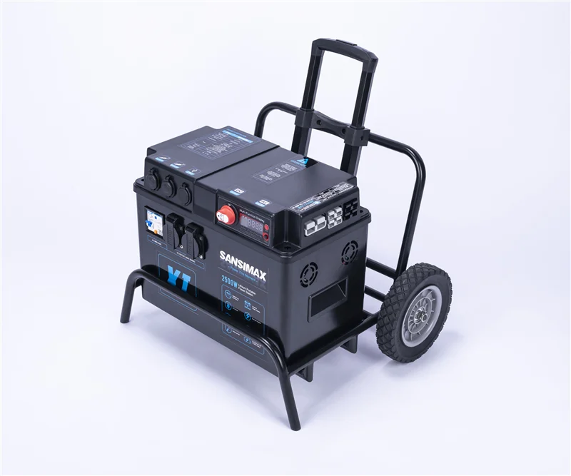 Professional fishing 120ah portable lithium power station 1000wh solar 2000w lithium battery with 2500w inverter