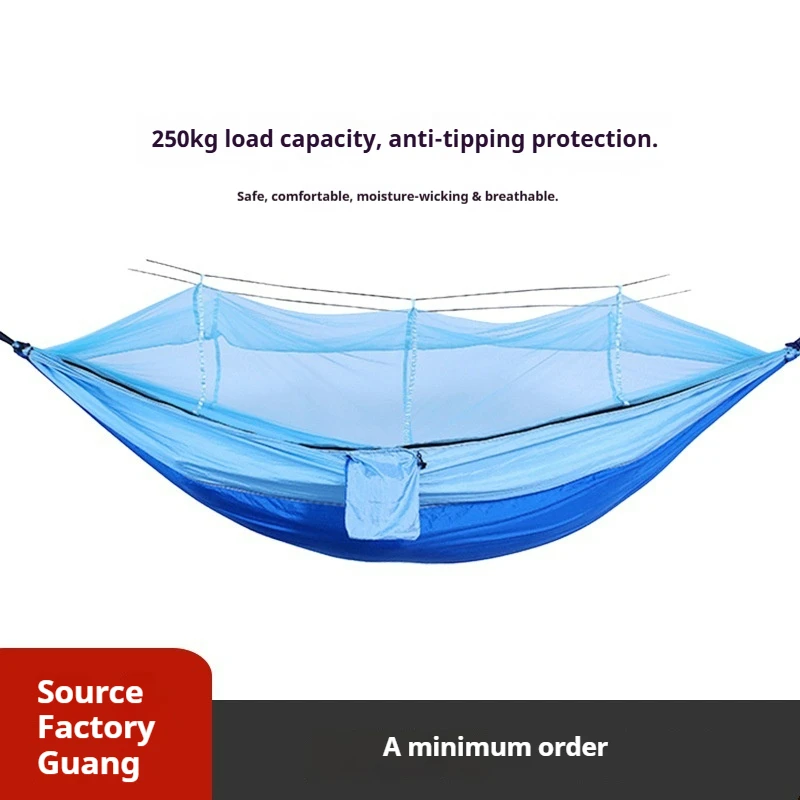Factory Wholesale Modern Nylon Hammock with Mosquito Net Easy-to-Use Outdoor Furniture for Park Use for Hikingpromote sales