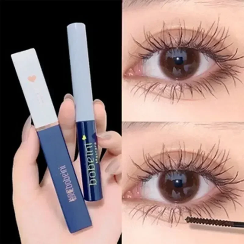 Mascara con cabezal de cepillo suave, resistente al agua/sudor, no es fácil de difuminar, para principiantes