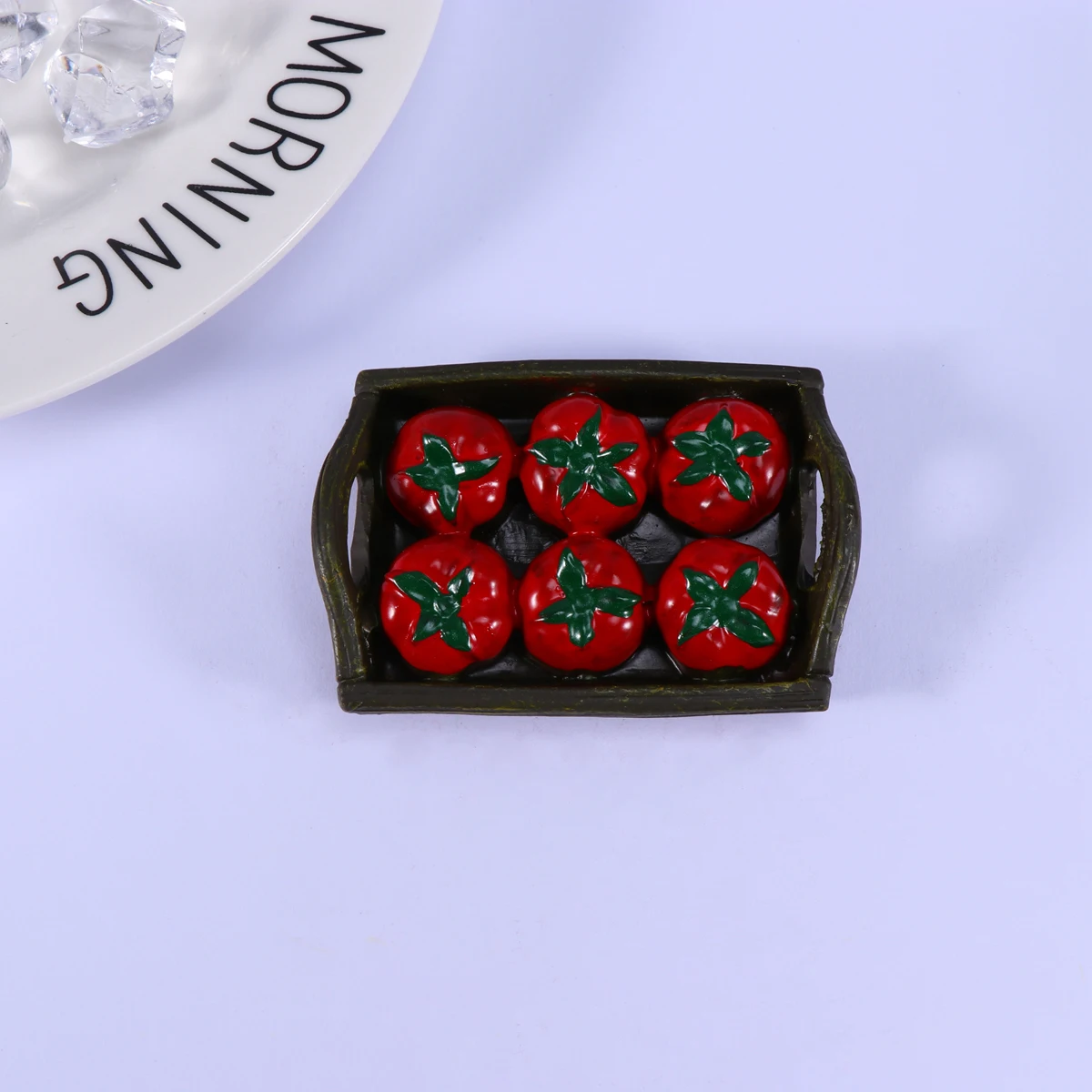 

2Pcs Simulated Tomato Refrigerator Stickers 3D Resin Food Magnet Kitchen Decor Fridge Accessories Home Office Use