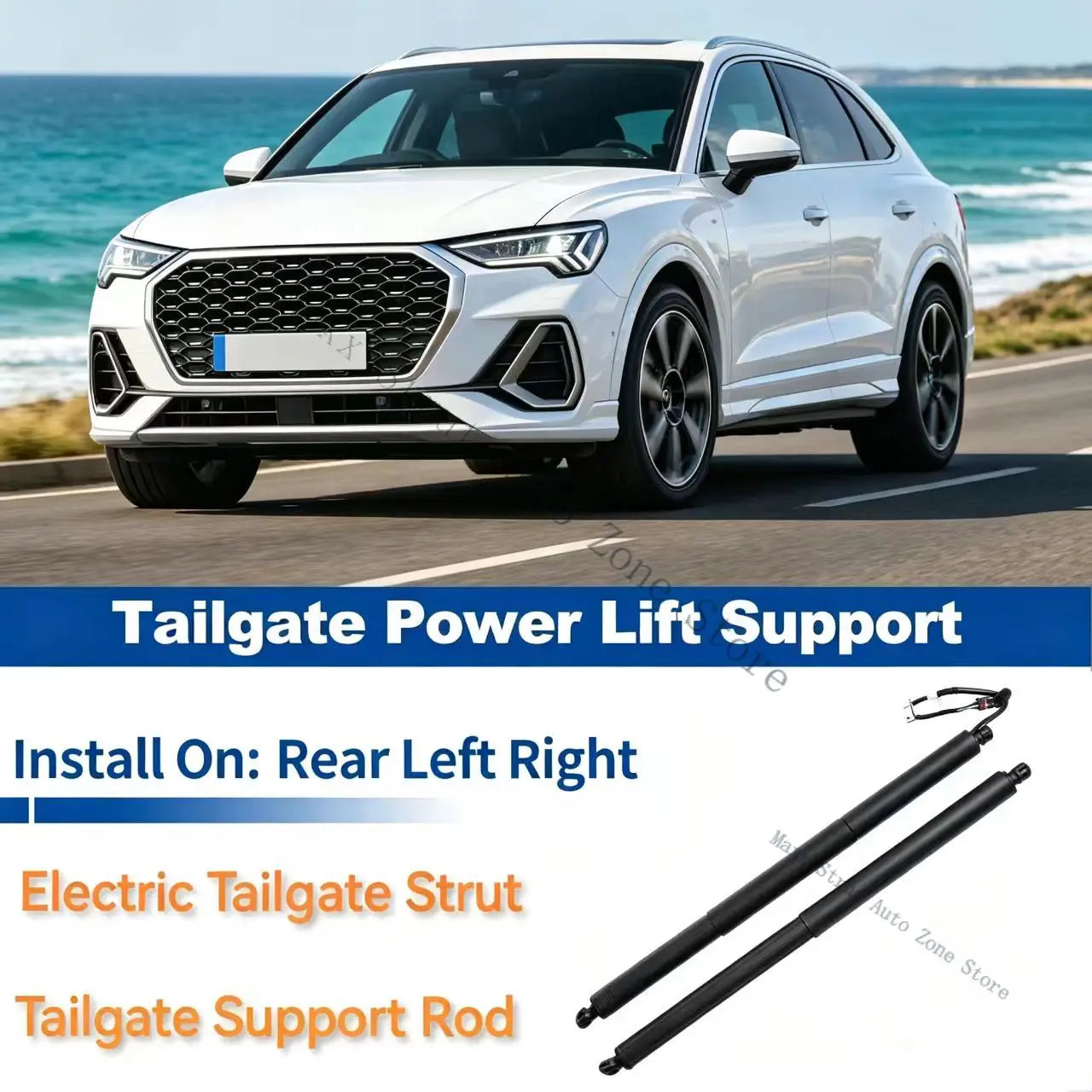 Electric Trunk Strut For Tesla Model Y 2019- Tailgate Support Rod Power Rear Trunk Liftgate Strut 150060100A 150060200A