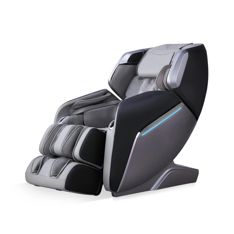 Shaped Curved Rail Zero Gravity Shiatsu Kneading Full Body Massage Chair