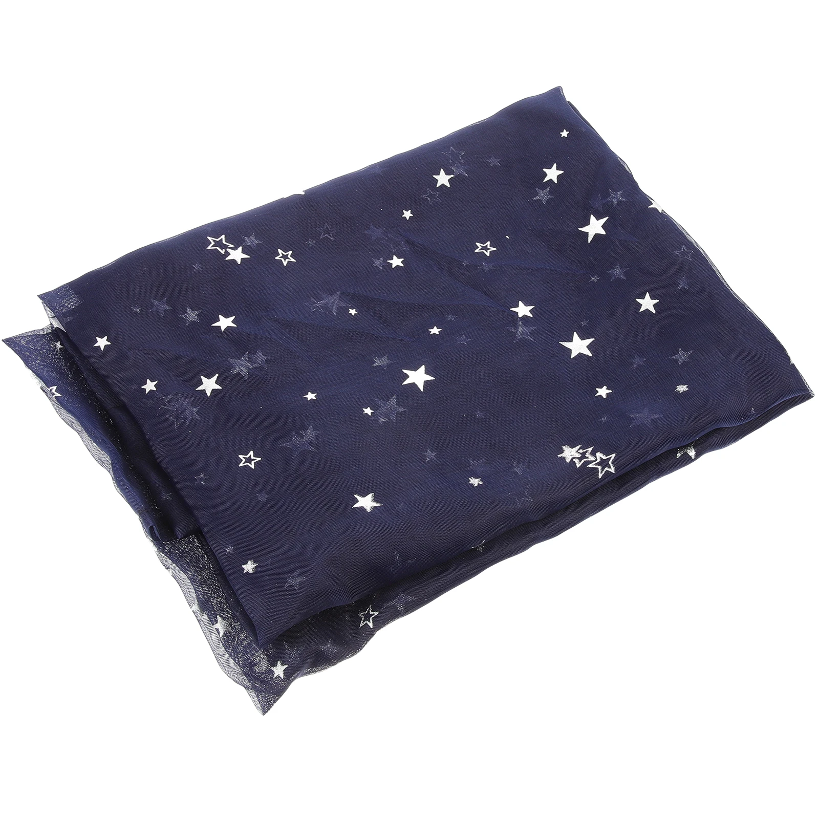 

Glitter Stars Sheer Curtains for Bedroom Living Room Child Room Window Tulle Silver Screen Voile Dark Privacy