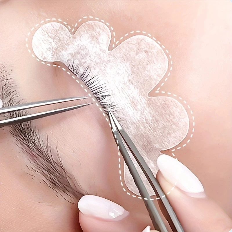 50 Pairs Cloud Under Eye Pads Lint Free Gel Eyelash Extension Patches Lower Lash Isolation Grafting Tape Professional Lash Tools
