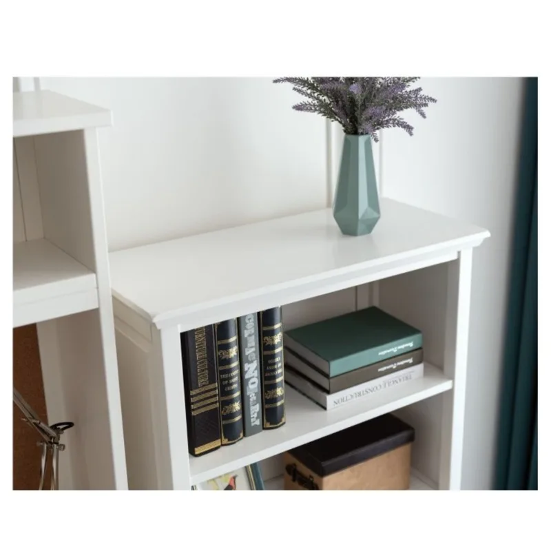 American style Solid wood bookcase  Multi-layer storage cabinet Simple locker for Living room bedroom Display rack  home Furnitu
