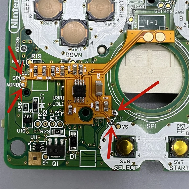 A68Z 1Pcs Low Power Volume Increased Sound Digital Power Amplifier Module For GAMEBOY ADVANCE SP/GBASP Sound Amplifier Easy To U