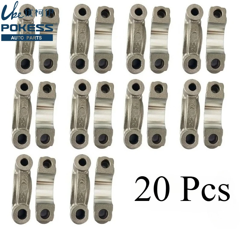

20 Pcs Car Engine Camshaft Rod Bearing Caps for Ford 1.5 3-Cylinder Ecosport Focus 2018- GN1G6A258AA 2236030