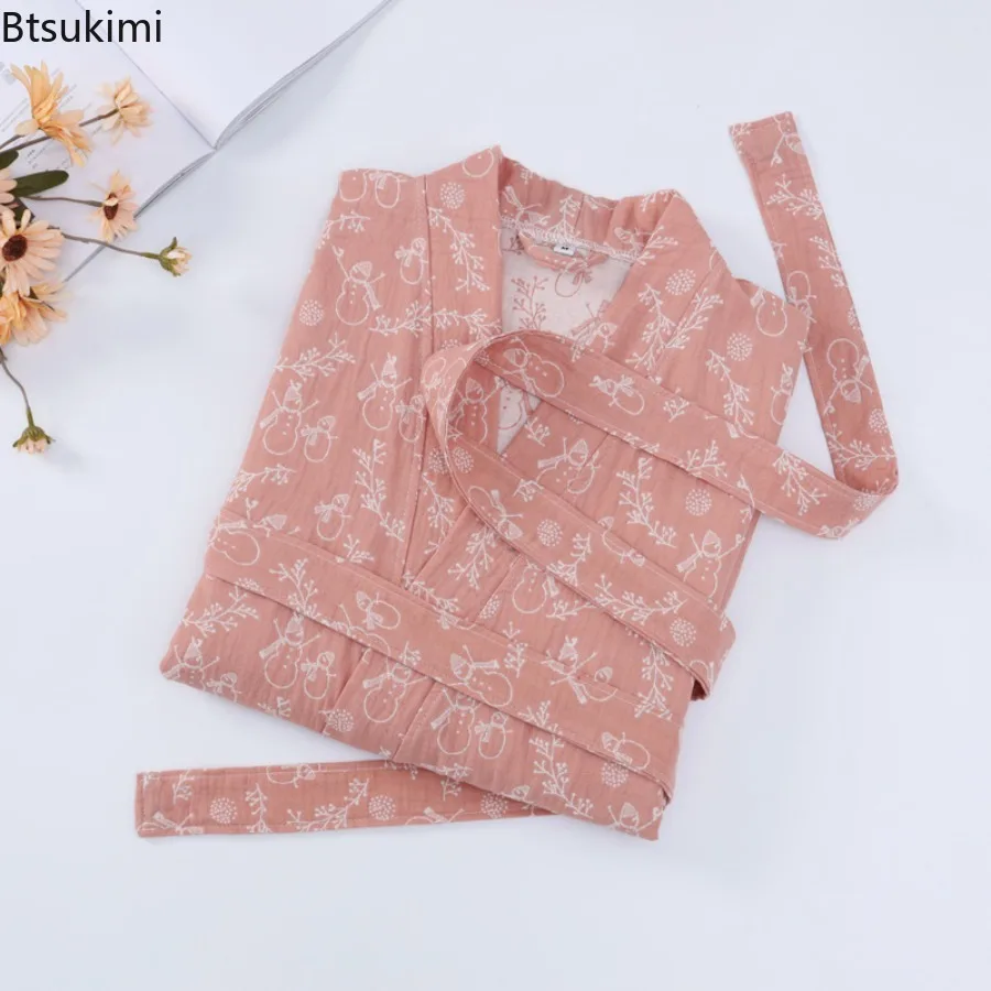 2025 Children's Bathrobes Pure Cotton Double Layered Yarn Absorbent Quick Drying Robes Swimming Bath Towel for Boys and Girls