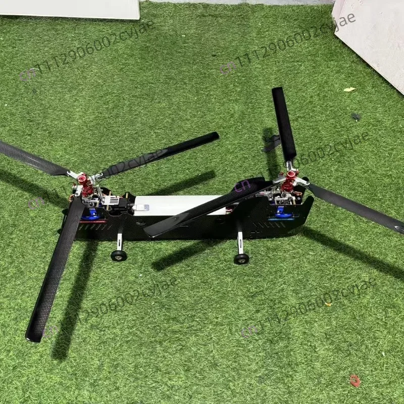 450 Nuke RC Helicopter Tandem Twin Rotor Model