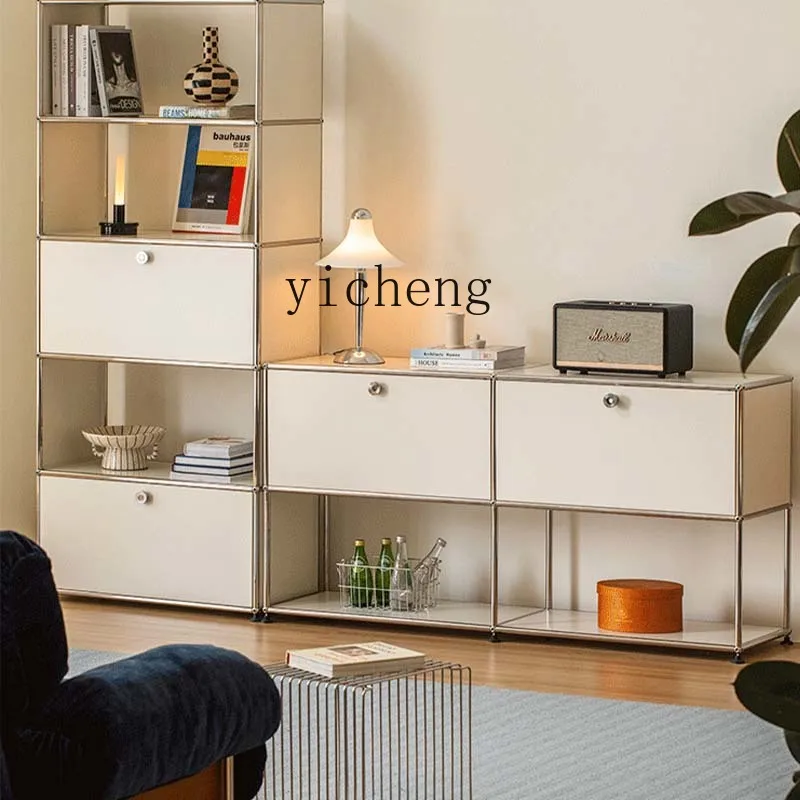 

XL medieval module dining side cabinet stainless steel living room storage bedside table