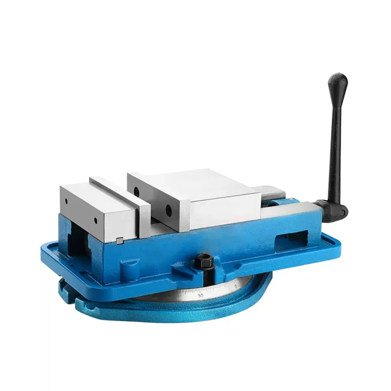 Ready To Ship Blue 3/4/5/6/8/10 Inch Precision Drilling Bench Vise With Detachable Rotate Base Manual Mode