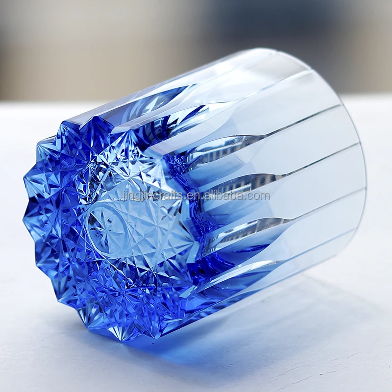 Высококачественный стакан для виски Edo Kiriko в японском стиле K9, хрустальное стекло, старомодные коктейльные бокалы ручной работы с гравировкой, тяжелые