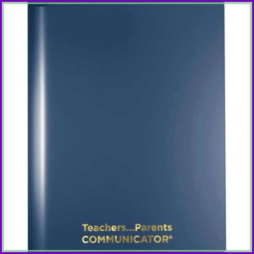 

English Communicator Folders, Tear-Resistant Plastic, 2 Pockets, Letter Size, 24 Pack, Metallic Blue