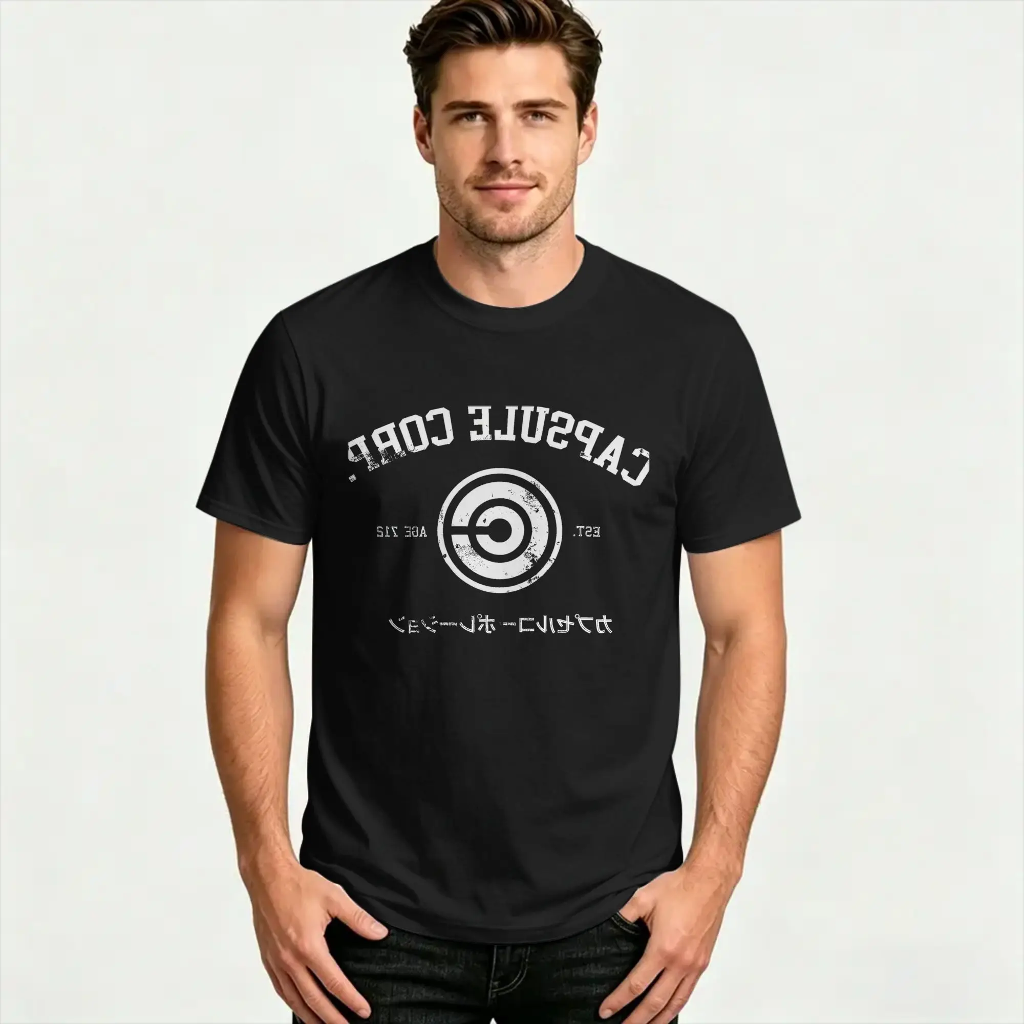 Capsule Corp-D-Dragons B-Balls T Shirt  Harajuku T Shirts Short-Sleeved Street Style Tops Summer Cotton 4XL 5XL 6XL Tees