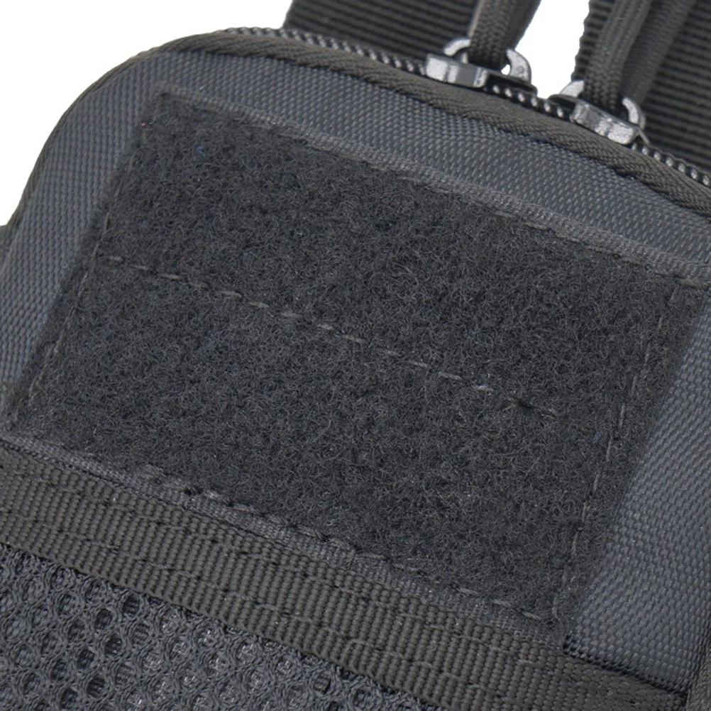 

Outdoor Sports Waist Bag Practical Fanny Pack Cell Phone Storage Bag Casual Chest Bag for Men Women (Black)