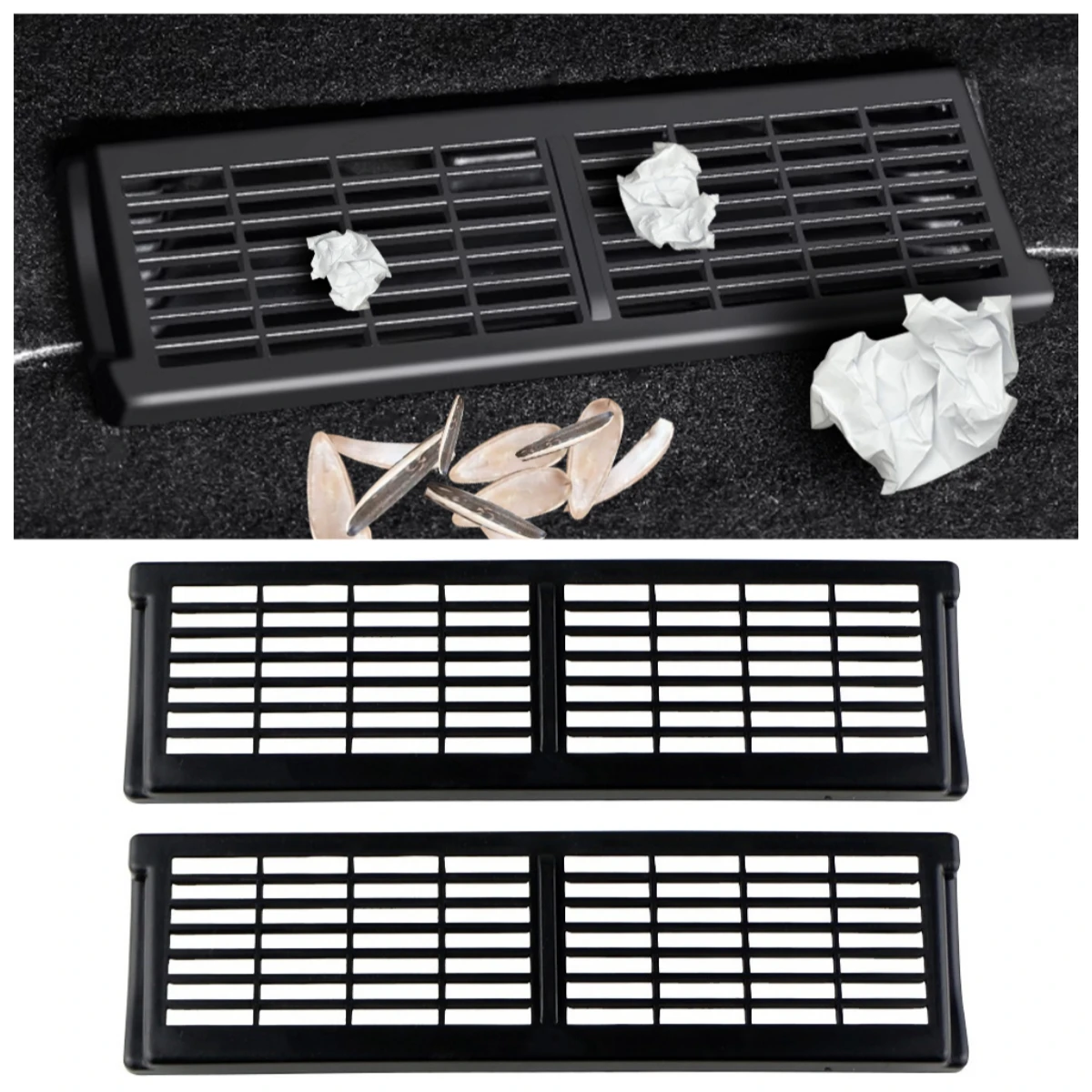 

For Tesla Model Y 2020-2023 Air Vents Cover Under Seat Outlet Protector Anti-blocking Dust Mesh Interior Car Accessories