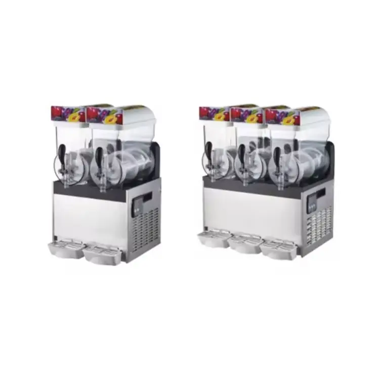 Commercial Snow Ice Slush Machine Single Double Triple Tank New Design Slushy Maker