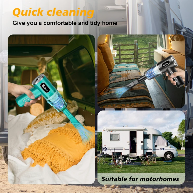 ABS Wireless vacuum cleaner appliance Portable powerful handheld vacuum cleaner, suitable for cleaning sofas carpets and debris