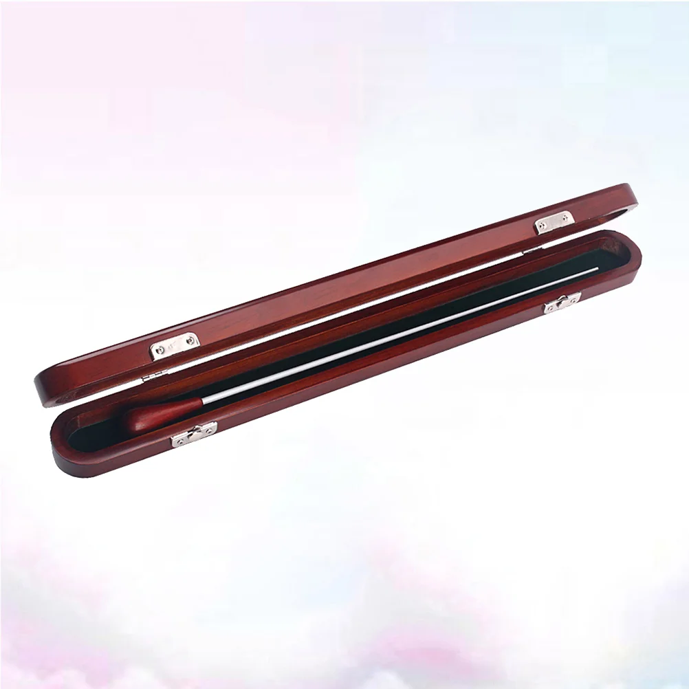 

Rosewood Wooden Band Music Director Orchestra Conductor Conducting with Storage Box R135C (Brown)
