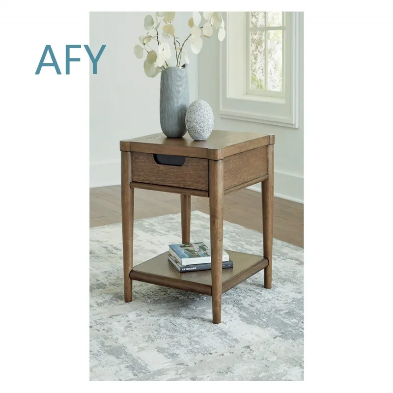 Wholesale Modern Medieval Style Living Room Sofa Side Table with Drawer Compartment for Home Office Bedroom Furniture Decor