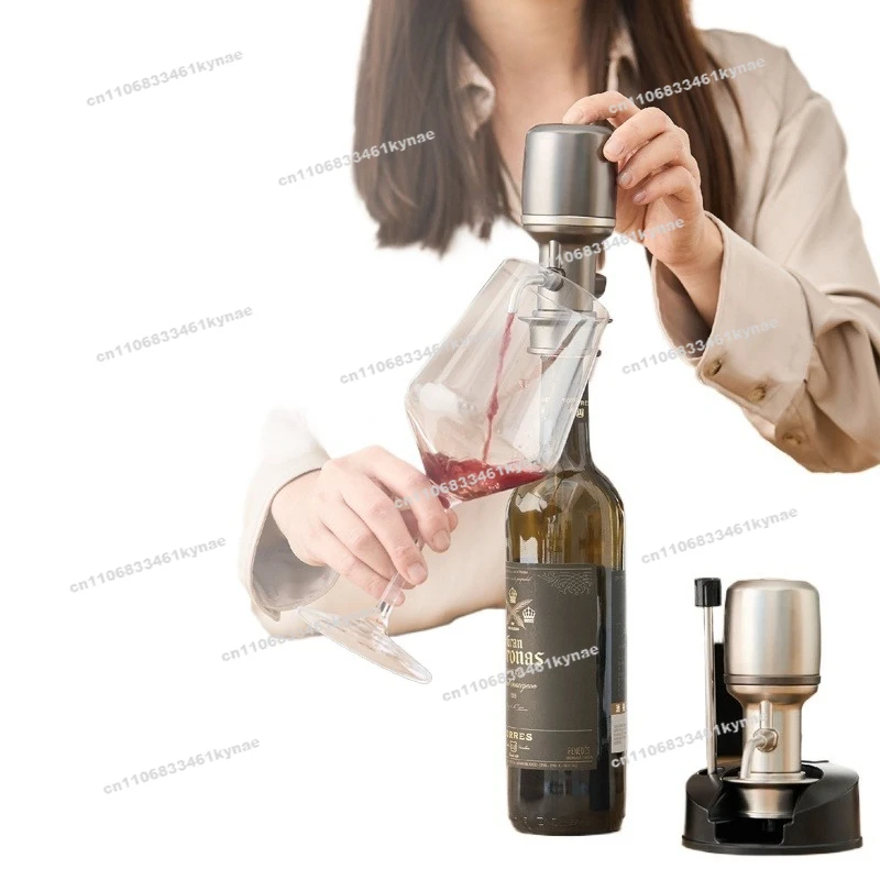 Electronic Red Wine Decanter Taiwan's Fourth Generation Smart Fast Home Rechargeable Pouring and Taking Wine Dispenser Gift