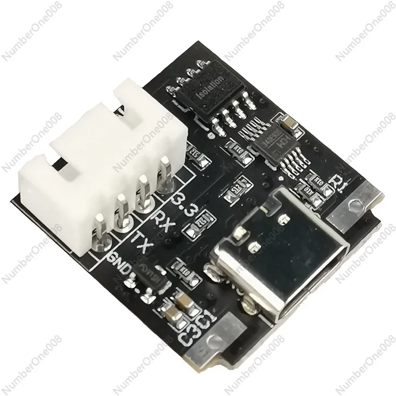U2T isolated USB to TTL USB-C to serial port UART module download cable upgrade brush industrial grade