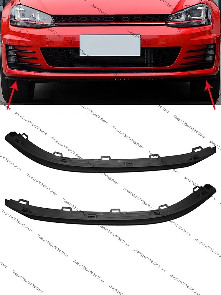 

Для Volkswagen VW Golf MK7 GTI 2015-2017 автомобильный передний бампер, нижний спойлер, воздушный дефлектор, накладка балдахина, аксессуар 5GG8059039B9