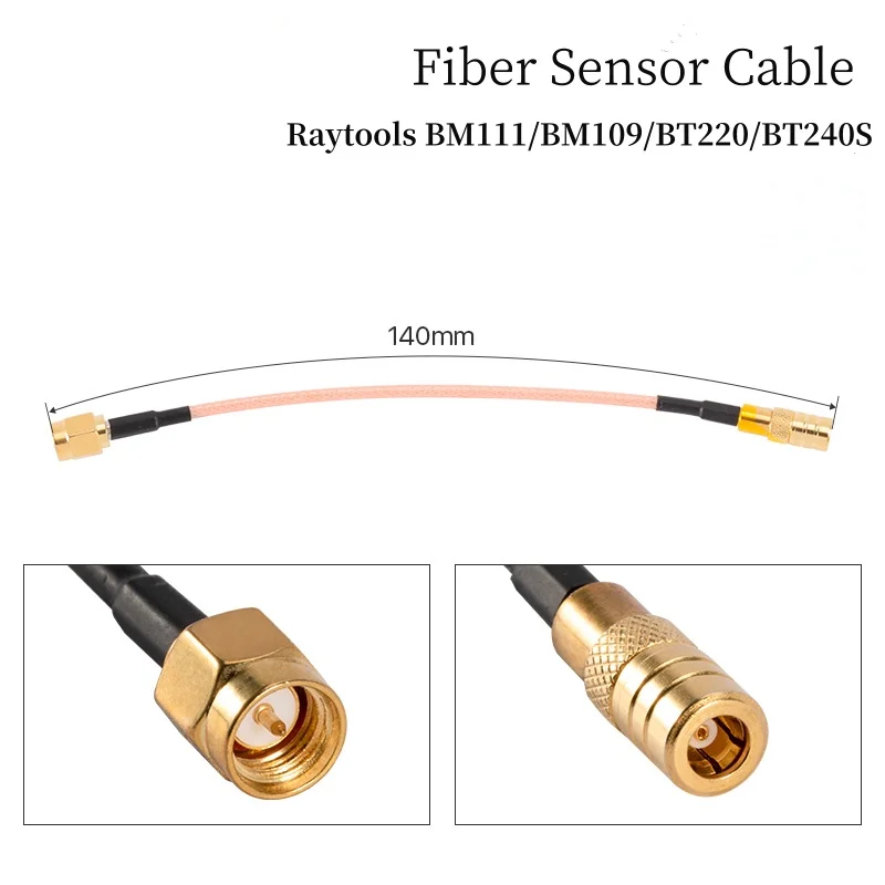 Imagem -05 - Fiber Laser Sensor Cabo Laser Transformer Wire Sma Smb para Raytools Precitec Wsx Thomas he he Mazak Laser Cutting rf