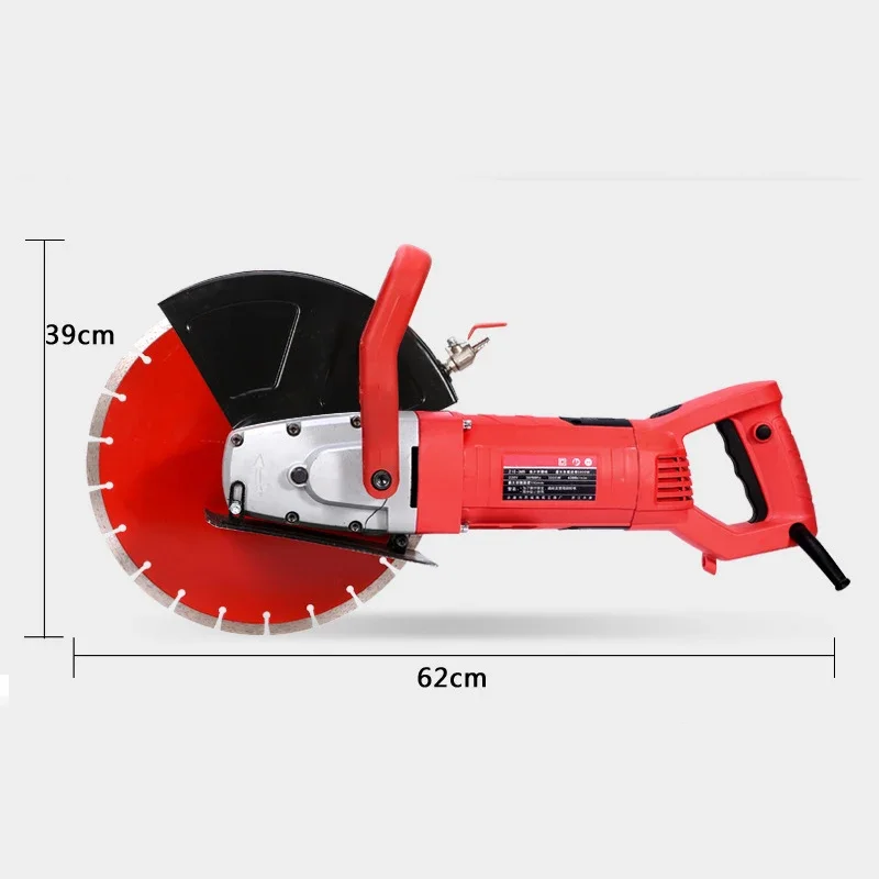 Multi-functional single-chip slotting machine dust-free water electric cutting concrete reinforcement road stone cutting machine