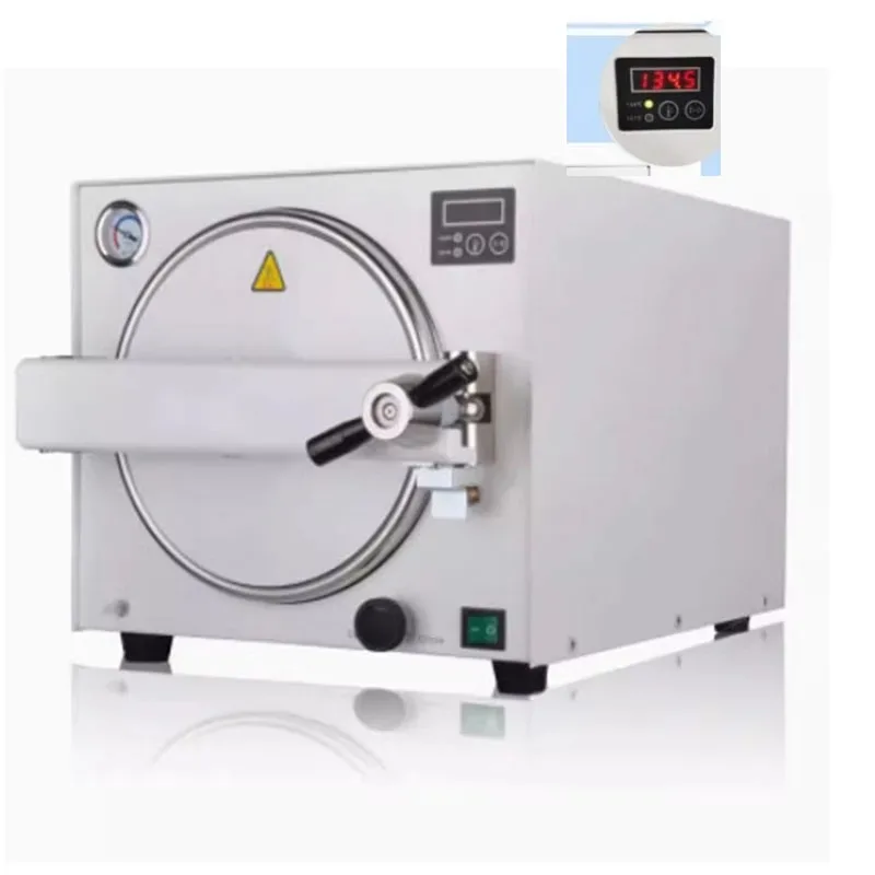 Dental Autoclave Vertical Sterilizer Portable Sterilizer Tools Nail Art Tools Dry Heat 14L/18L