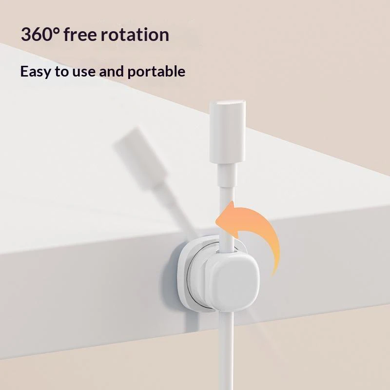 Household Cable Clamp Kit With Rotatable Base And Anti-Slip Design, Suitable For Home And Car Work Desk With Mobile